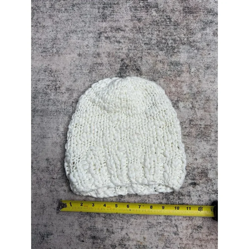 Women's Chunky Knit Beanie Hat One Size Fits Most Y2K VTG